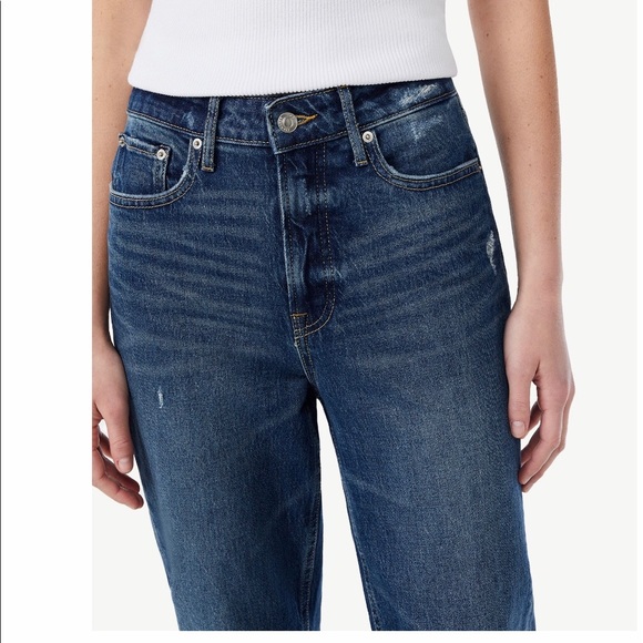 Free Assembly Super High-Rise Distressed Straight Leg Jeans Size 20 NWT - Picture 6 of 15